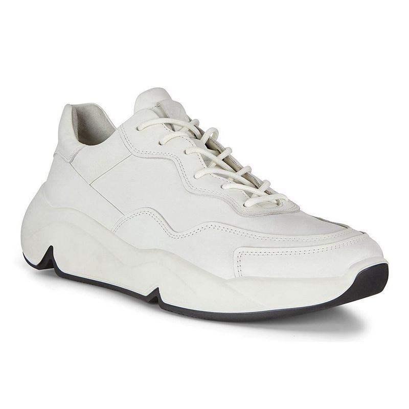 Men Casual Ecco Chunky M - Sneakers White - India AKOIVR924